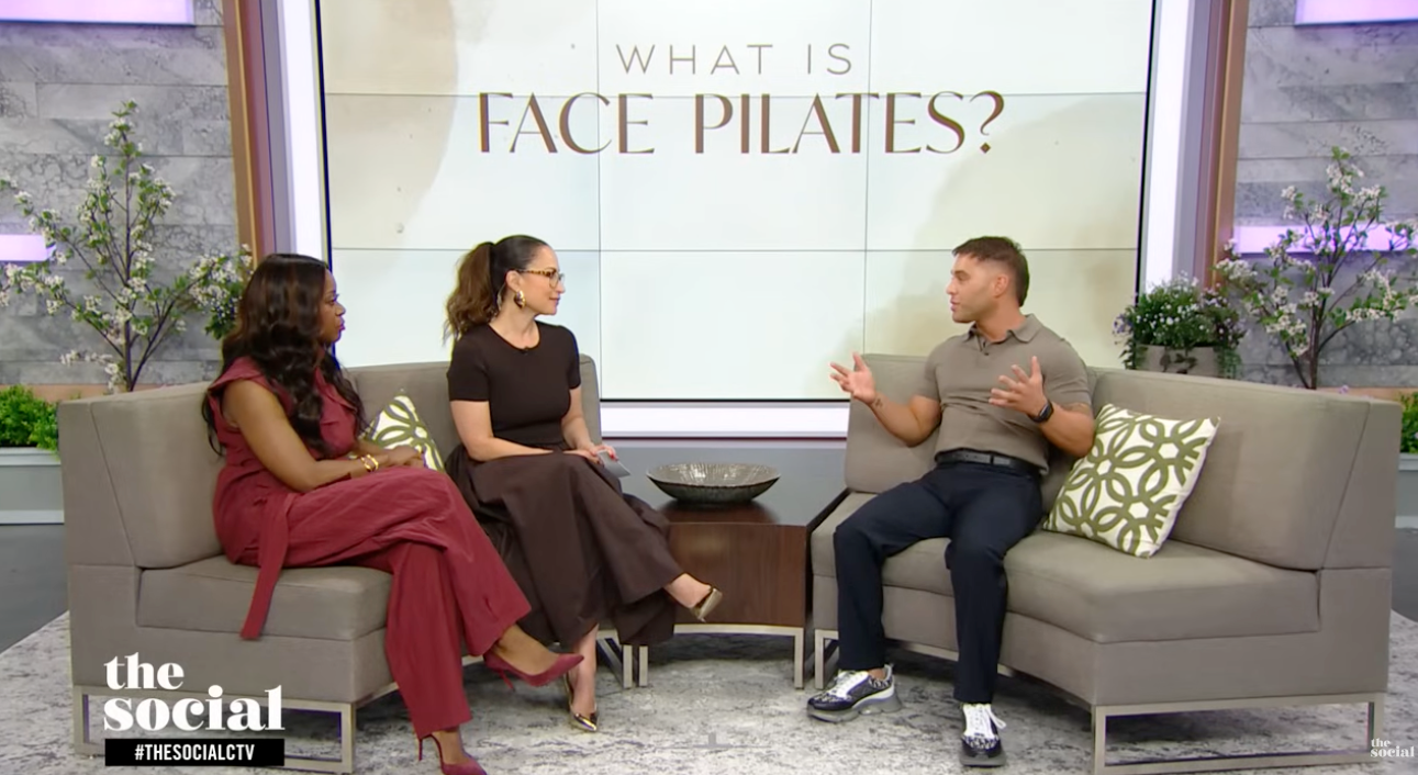 Thom Tullo, founder of face pilates, on the social on CTV