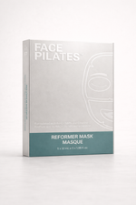 Face Pilates Reformer Face mask box against a light background