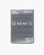 Package of Face Pilates Reformer Eye Mask on a white background showing back of box
