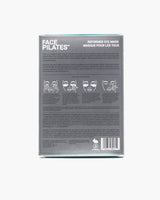 Package of Face Pilates Reformer Eye Mask on a white background showing back of box