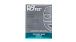 Face Pilates Reformer Mask packaging box, featuring a gray and teal design with white text and a line-drawn face mask outline.