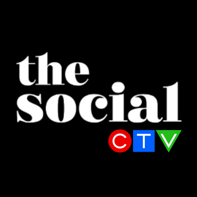 logo of the social TC show on CTV against a black background