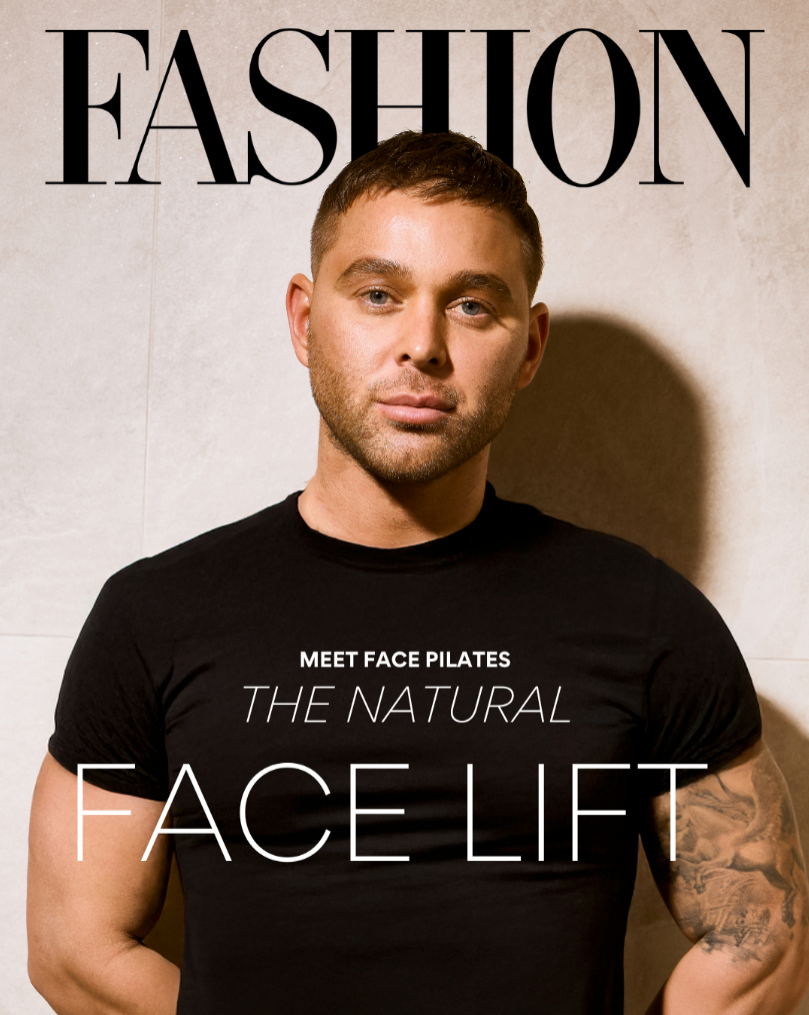 Thom Tullo founder of AMAN Spa and Face Pilates cover Fashion Magazine talking about face pilates